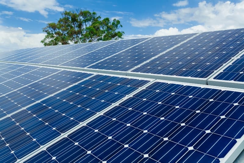 Solar panel installation banner